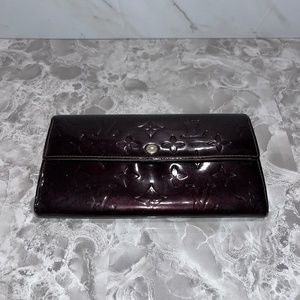 Louis Vuitton vernis monogram long wallet